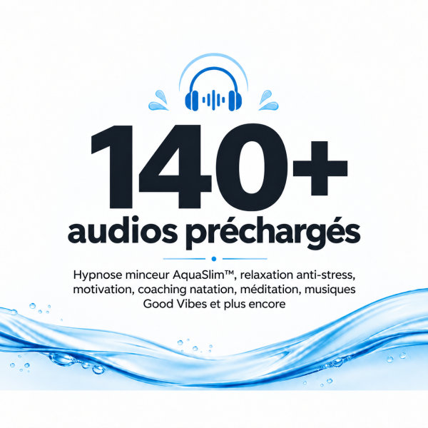 140+ audios préchargés relaxants