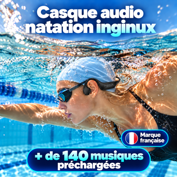 Casque audio de natation underwater