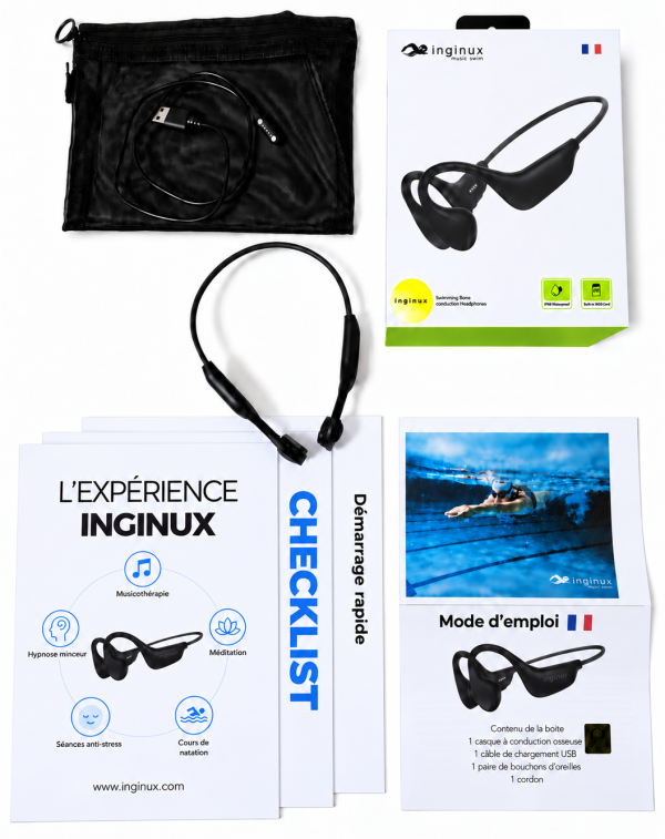 Ensemble casque de natation IngInuxcoupe