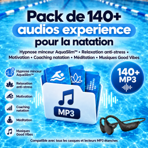INGINUX Audio Experience™ – Pack de 140+ MP3 pour la natation