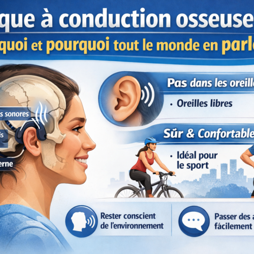 Casque à conduction osseuse : c’est quoi et pourquoi tout le monde en parle ?