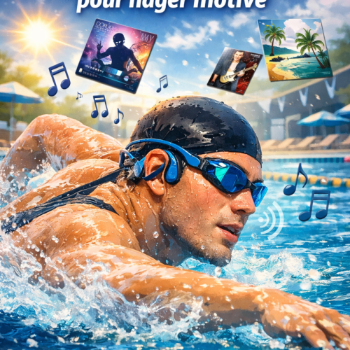 Casque conduction osseuse piscine : 10 musiques MP3 gratuites pour nager motivé