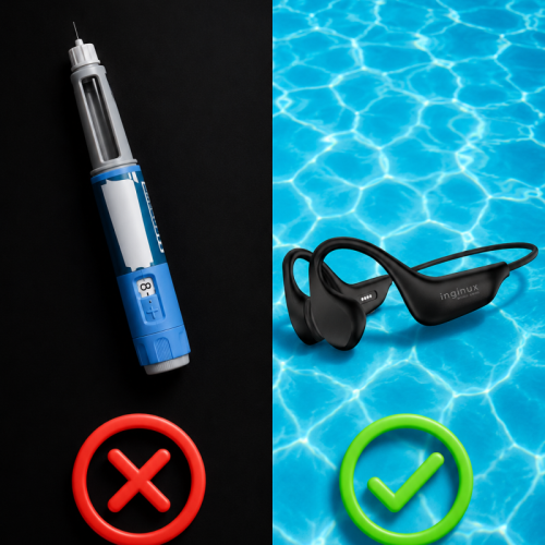 Ozempic®, Wegovy®… et si tu essayais d’abord la natation en musique ?